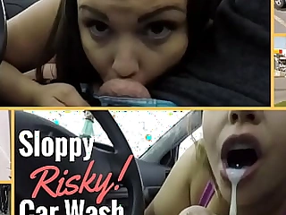 A Intrepid and Sloppy Automobile WASH Blowjob! - Preview - ImMeganLive