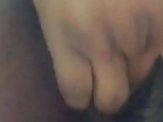 Finger Nailing herself