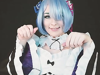 Rem loves anal with the addition of lengthy fucktoys - Cosplay Spooky Boogie Rem Re Stark Sheila