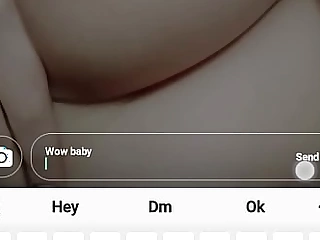 Indian instagram girl showing boobs
