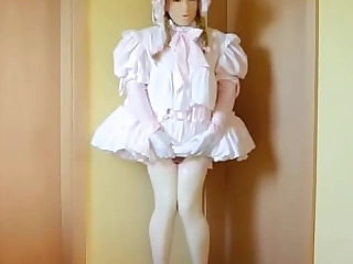 Sissy Petticoat Dress with reference to Female Mask