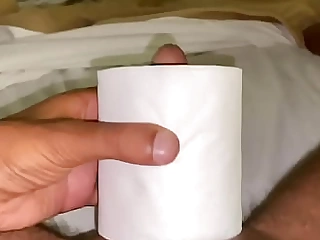 Toilet Paper Flip Test on a Soft Dick