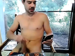 Strung up Candidly White trash stroking- SexyHunkTube porn video 