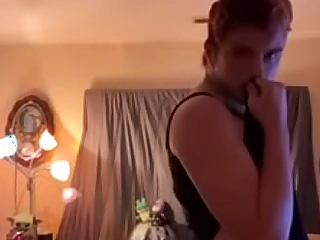 Solo femboy taunting