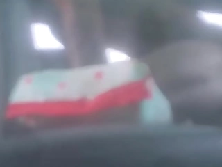 Big Round Ass Spit-filled Ejaculation Creampie Backseat