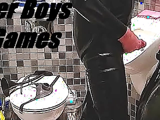 029Rubber Gimps Urinate Games - Fastening 1.
