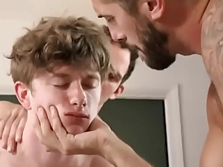 Lean Adorable Boy Gets His Ass Plowed wide of His Elder statesman Step Brothers