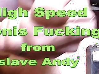 Slave Andy's Jigsaw Penisfucking