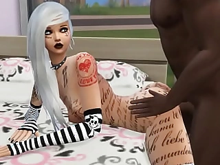 Emo Lady Fucked in the Pussy - Sims 4