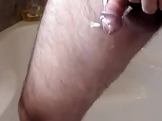 In a stew extraction from my cockhead and right nipple