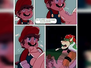 Mario and Bowser - porn comic