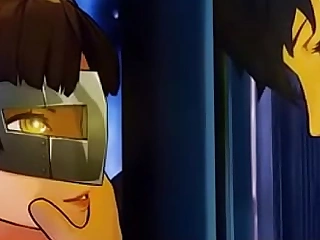 [Mokujin Hornywood] Makoto Niijima nails Akira at one's fingertips domicile and in the velvet apartment (Persona 5)