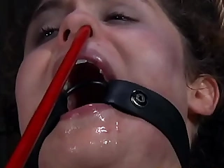 Appetizing perfection is drooling on her sex-toy