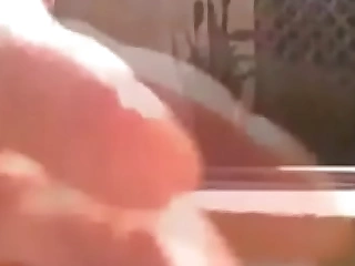 Amateur Couple Film Themselves Sexy Hard by The pool experience