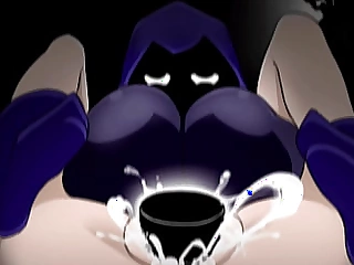 raven foreign teen titans acquires caught fucking herself