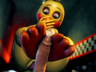 Toy chica footjob
