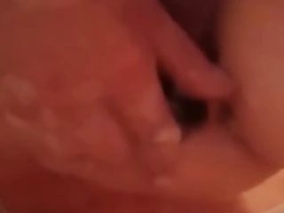 Husband fingering his ass