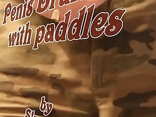 Slave Carl's Penis Bruising Paddles