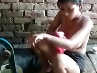 indian breast-feed caught on camera by her brother