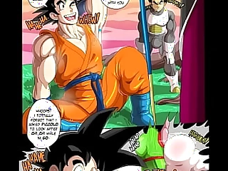 Picollo fucks big tits ChiChi hard while Goku is gonee hentai