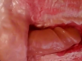 Effective junk motion movie of truly close up fucking, inward anal fucking movie showing what truly happens to your insides when a enormous dick nails your ass with every detail shown increased by enormous creamy cum shot