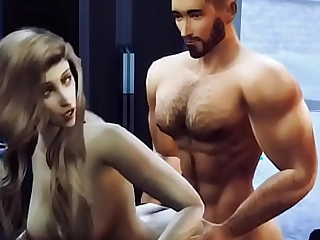 Sims 4 Hunk Fuck Climax and Cum Inside