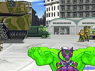 M U G E Nr-18 LIVE  - Bara Beerus VS Incredible Bara Hulk