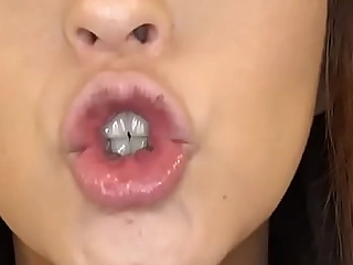 Japanese Asian Tongue Spit Face Nose Eating Deep throating Kissing Handjob good-luck piece - More at one's fingertips fetish-master.net