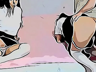 Educando Sexualmente a mis Hijastas Adolecentes de 18 Años Parte 2 Cartoon Hentai