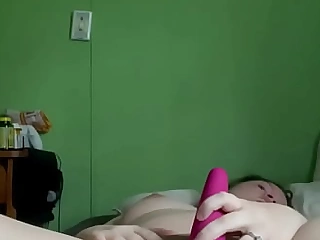 Horny milf playing with her beaver