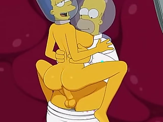 Marge and homer underwater fun