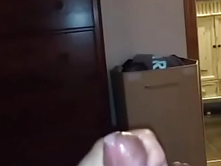 Cum Squirting surpassing ourselves in bed at home