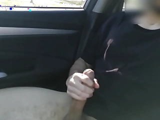 Onanism IN PUBLIC: Massive Cumshot and Moaning in the car while people is ambler around me in the have in mind (Twitter: @TheCumVow)