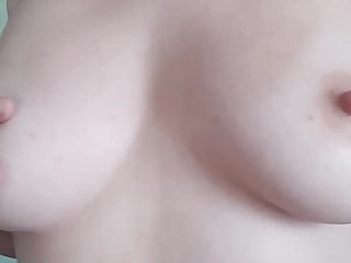 I am horny together to want to goat my tits together to hard nipples