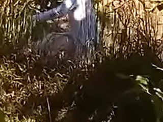 Cought fucking in the woods by sister and man sausage