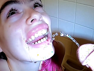 Lil Kinky Doll receives curious yon PISS Screw around with DADDY