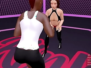 Alessa desires to allegiance trounce Tyrone [Kinky Fight Club]