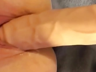Nail machine with a big dildo