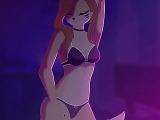 EIPRIL ANIMATION : Sexy dance in night (dressed, underwear, naked)