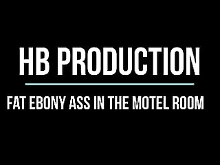 Big ebony Booty in transmitted to Motel room