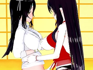 Atago And Taihou Far Koikatsu Have A Super-sexy Lesbian Time