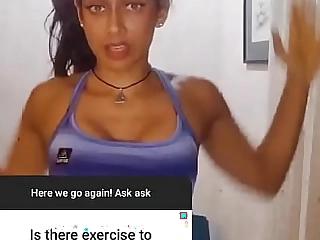 My sexy sweet blond Sri Lankan girl dancing