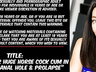 EuNothosaur Thick HORSE COCK Jism There HOTKINKYJO Ass fucking HOLE and Ass inside-out