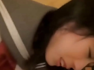 japanese girl getting nailed down bed rock hard