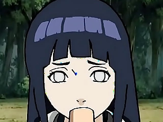 Hinata gives an amazing blowjob