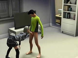 Be passed on Sims 4 blowjob from neko