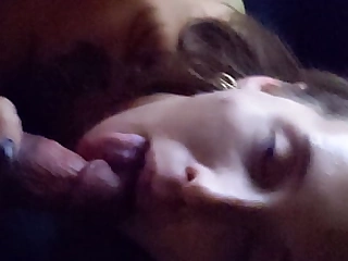 Wifey Deep-throats My Dick in a Porn Theater While Her Husband Watches Porn