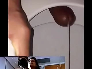 Hot chick giving birth (spread legs) and me cumming