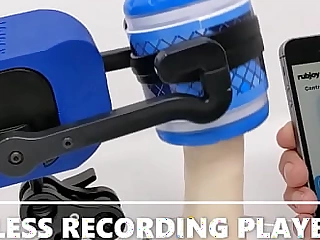 Rubjoy demonstration - Robotic penis pleasuring machine