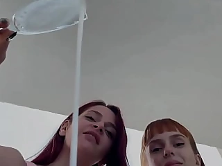 POV Double Spitting coupled with Armpits Female dom With Dommes Sofi coupled with Kira